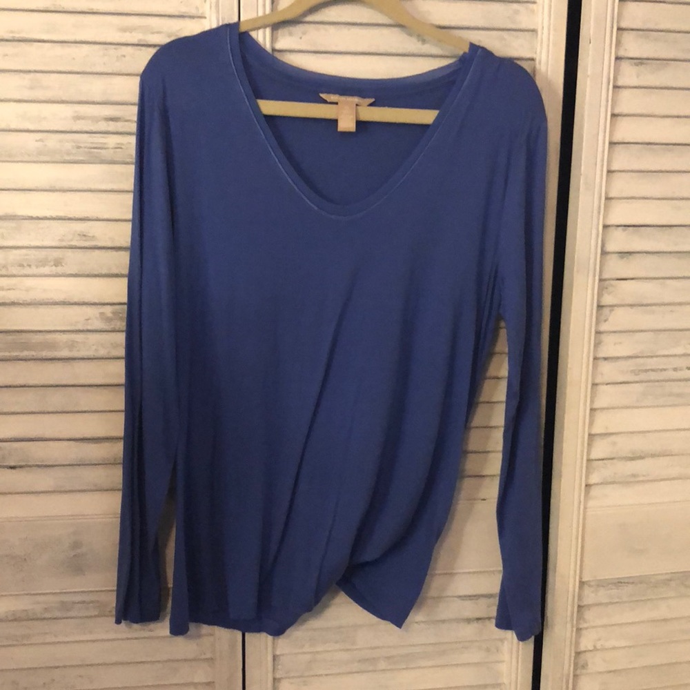 Xl v neck t shirt long sleeve